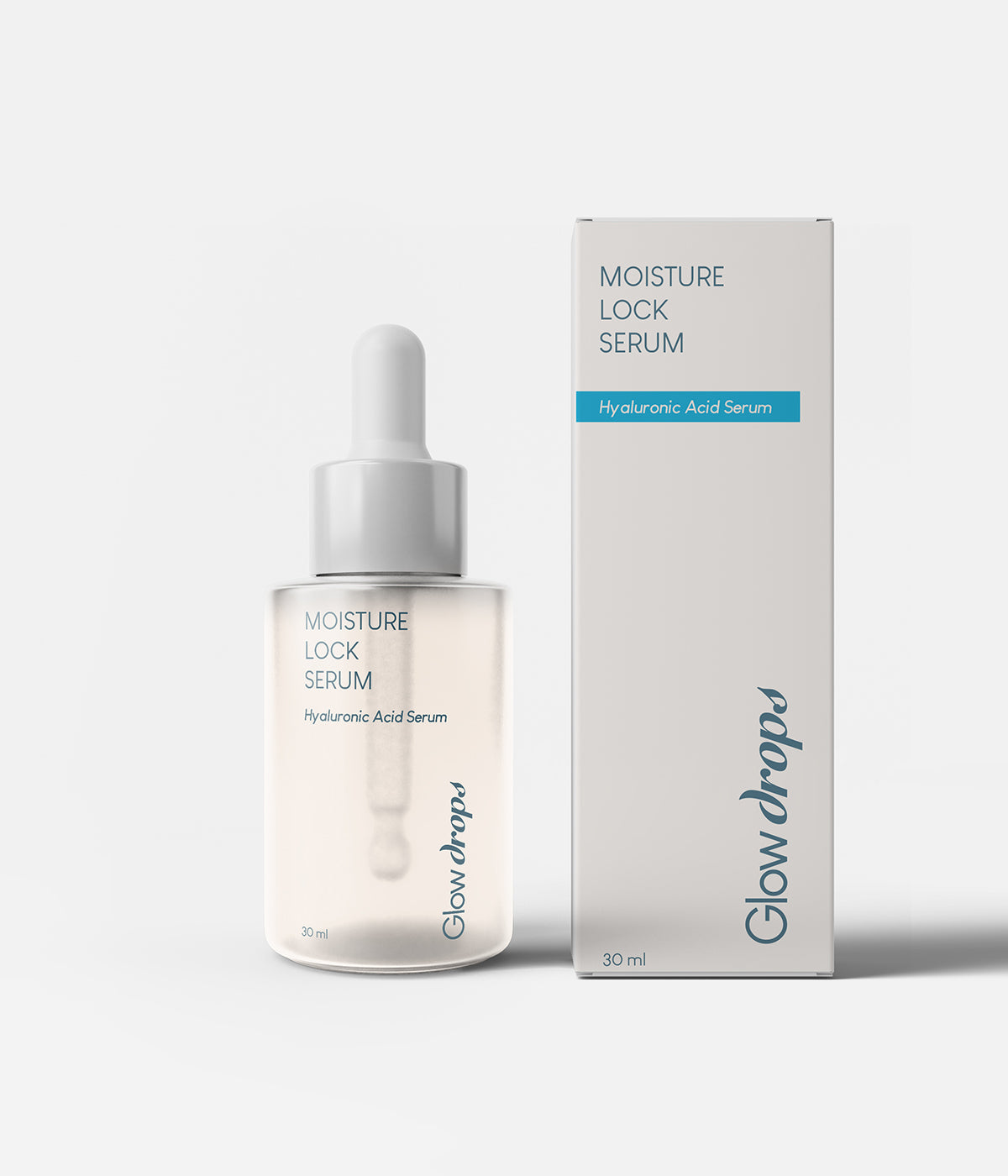 Moisture Lock Serum - Hyaluronic Acid - Glow Drops