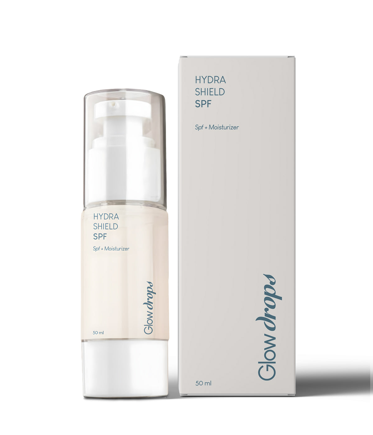 Hydra Shield 50 – SPF + Moisturizer - Glow Drops